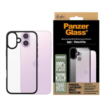 iPhone 16 Plus PanzerGlass HardCase kotelo - musta / läpinäkyvä