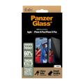 iPhone 16 Plus/15 Plus PanzerGlass Ultra-Wide Fit Privacy EasyAligner Panssarilasi - 9H - Musta Reuna