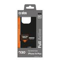 iPhone 16 Plus SBS Full Active D3O -kotelo - Musta