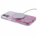 iPhone 16 Plus Sparkle Glow MagSafe kotelo - vaaleanpunainen