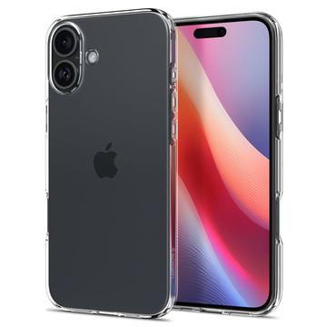 iPhone 16 Plus Spigen Liquid Crystal TPU Suojakuori - Kirkas