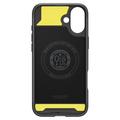 iPhone 16 Plus Spigen Rugged Armor Mag TPU-Kotelo - Musta