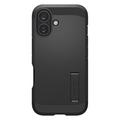 iPhone 16 Plus Spigen Tough Armor Mag Suojakuori - Musta