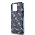 iPhone 16 Pro Guess IML Denim Effect -kotelo - MagSafe-yhteensopiva - tummansininen