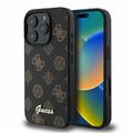 iPhone 16 Pro Guess Peony Script Kotelo - MagSafe-yhteensopiva - Musta