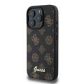 iPhone 16 Pro Guess Peony Script Kotelo - MagSafe-yhteensopiva - Musta