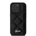 iPhone 16 Pro Guess Quilted kotelo - musta