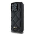 iPhone 16 Pro Guess Quilted kotelo - musta