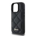 iPhone 16 Pro Guess Quilted kotelo - musta