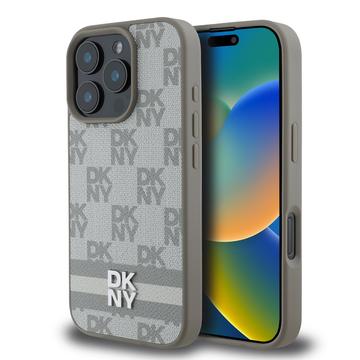 iPhone 16 Pro Max DKNY Ruudullinen kuvio ja raita kotelo