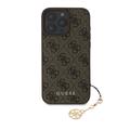 iPhone 16 Pro Max Guess 4G Charms Collection Hybridikotelo - Ruskea