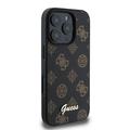 iPhone 16 Pro Max Guess Peony Script Kotelo - MagSafe-yhteensopiva - Musta