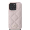 iPhone 16 Pro Max Guess Quilted kotelo - Pinkki