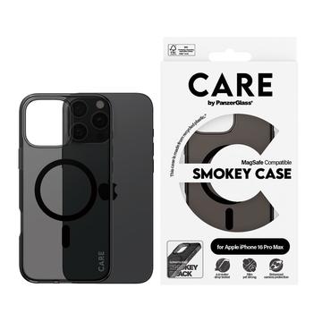 iPhone 16 Pro Max PanzerGlass Care Smokey Urban Combat Suojakuori - MagSafe-yhteensopiva - musta