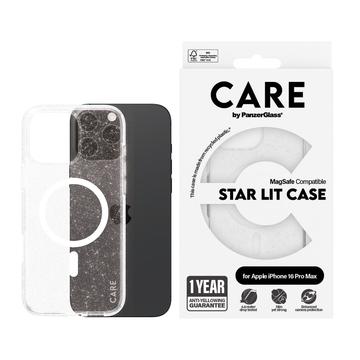 iPhone 16 Pro Max PanzerGlass Care Star Lit -kotelo - MagSafe-yhteensopiva - Valkoinen