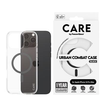 iPhone 16 Pro Max PanzerGlass Care Transparent Urban Combat Suojakuori - MagSafe-yhteensopiva