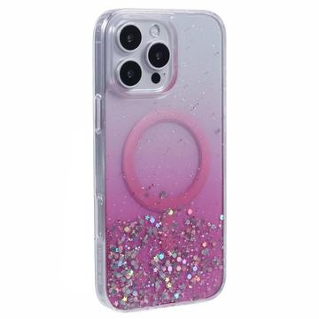 iPhone 16 Pro Max Sparkle Glow MagSafe kotelo - vaaleanpunainen