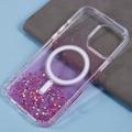 iPhone 16 Pro Max Sparkle Glow MagSafe kotelo - vaaleanpunainen