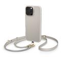 iPhone 16 Pro Max Spigen Cyrill Kajuk Classic Charm Mag Kotelo hihnalla - Cream