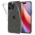 iPhone 16 Pro Max Spigen Liquid Crystal Glitter Suojakuori - Läpinäkyvä