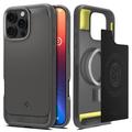 iPhone 16 Pro Max Spigen Rugged Armor Mag TPU-Kotelo - Harmaa