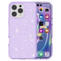 iPhone 16 Pro Max Stylish Glitter Series Hybridikotelo - Violetti