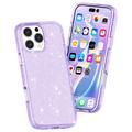 iPhone 16 Pro Max Stylish Glitter Series Hybridikotelo - Violetti