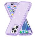 iPhone 16 Pro Max Stylish Glitter Series Hybridikotelo - Violetti