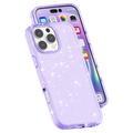 iPhone 16 Pro Max Stylish Glitter Series Hybridikotelo - Violetti