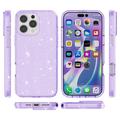 iPhone 16 Pro Max Stylish Glitter Series Hybridikotelo - Violetti