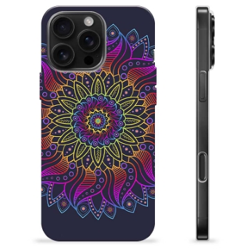 iPhone 16 Pro Max TPU Suojakuori - Värikäs Mandala