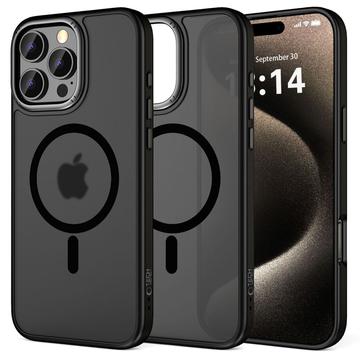 iPhone 16 Pro Max Tech-Protect MagEdge -kotelo - MagSafe-yhteensopiva - Matta musta / Gunmetal