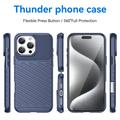 iPhone 16 Pro Max Thunder Sarja TPU Suojakuori - Sininen