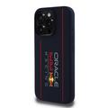 iPhone 16 Pro Oracle Red Bull Racing Pystysuora logo MagSafe Nestemäinen silikonikotelo - Laivasto