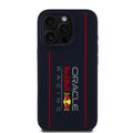 iPhone 16 Pro Oracle Red Bull Racing Pystysuora logo MagSafe Nestemäinen silikonikotelo - Laivasto