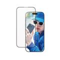 iPhone 16 Pro PanzerGlass Aluminum Frame Ultra-Wide Fit Panssarilasi - 9H - musta reuna