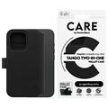 iPhone 16 Pro PanzerGlass Care Tango 2-in-1 lompakkokotelo - MagSafe-yhteensopiva - Musta