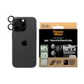 iPhone 16 Pro/16 Pro Max PanzerGlass Hoops kameran linssin suojus - Musta