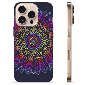 iPhone 16 Pro TPU Suojakuori - Värikäs Mandala