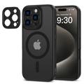 iPhone 16 Pro Tech-Protect MagCam -kotelo - MagSafe-yhteensopiva - mattamusta