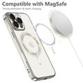 iPhone 16 Pro Tech-Protect MagFlex -kotelo - MagSafe-yhteensopiva - Kirkas / Titaani