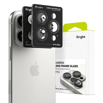 iPhone 16 Pro/16 Pro Max Ringke Kameralinssin Panssarilasi - 9H - 2 Kpl.