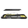 iPhone 16 Spigen Rugged Armor Mag TPU-Kotelo - Musta