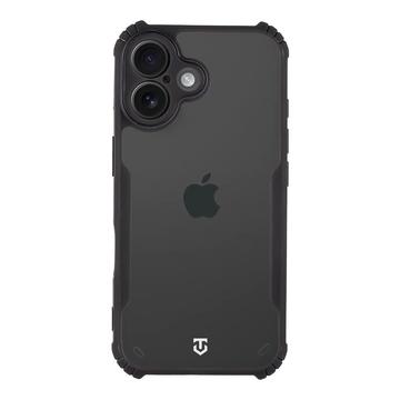 iPhone 16 Tactical Quantum Stealth kotelo, jossa on vahvistetut kulmat - Kirkas / musta