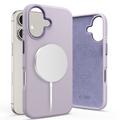 iPhone 16 Tech-Protect Silicone Pure -kotelo - MagSafe-yhteensopiva - Mauve värinen