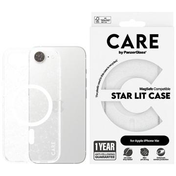 iPhone 16e PanzerGlass Care Star Lit -kotelo - MagSafe-yhteensopiva - Valkoinen