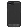 iPhone 16e Spigen Rugged Armor Mag TPU-Kotelo - Musta