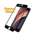 iPhone 6/6S/7/8/SE (2020)/SE (2022) PanzerGlass Case Friendly CamSlider Panssarilasi - 9H - Musta Reuna