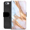 iPhone 6 Plus / 6S Plus Premium Lompakkokotelo - Elegantti Marmori