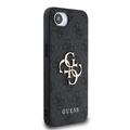 iPhone 16e Guess 4G Big Metal Logo Hybridikotelo - Harmaa